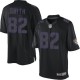 Men Nike Baltimore Ravens &82 Torrey Smith Elite Black Impact NFL Jersey