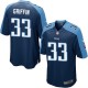 Youth Nike Tennessee Titans &33 Michael Griffin Elite Navy Blue Alternate NFL Jersey