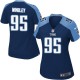 Women Nike Tennessee Titans &95 Kamerion Wimbley Elite Navy Blue Alternate NFL Jersey