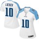Women Nike Tennessee Titans &10 Jake Locker Elite White NFL Jersey