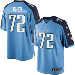 Jeunes Titans du Tennessee Nike # 72 Michael Oher élite lumière bleu équipe NFL Maillot Magasin de couleur Jeunes Titans du Tennessee Nike # 72 Michael Oher élite lumière bleu équipe NFL Maillot Magasin de couleur