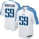 Youth Nike Tennessee Titans &59 Wesley Woodyard Elite White NFL Jersey