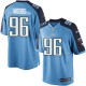 Youth Nike Tennessee Titans &96 Al Woods Elite Light Blue Team Color NFL Jersey