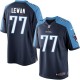 Youth Nike Tennessee Titans &77 Taylor Lewan Elite Navy Blue Alternate NFL Jersey