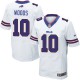 Men Nike Buffalo Bills &10 Robert Woods Elite White NFL Jersey