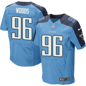 Hommes Nike Tennessee Titans # 96 Al Woods élite lumière bleu équipe NFL Maillot Magasin de couleur Hommes Nike Tennessee Titans # 96 Al Woods élite lumière bleu équipe NFL Maillot Magasin de couleur