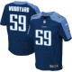 Men Nike Tennessee Titans &59 Wesley Woodyard Elite Navy Blue Alternate NFL Jersey