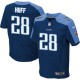 Men Nike Tennessee Titans &28 Marqueston Huff Elite Navy Blue Alternate NFL Jersey