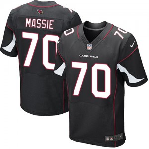 Hommes Nike Arizona Cardinals # 70 Bobby Massie Élite noir alternent NFL Maillot Magasin