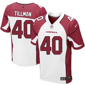 Hommes Nike Arizona Cardinals # 40 Pat Tillman Élite blanc NFL Maillot Magasin