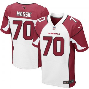 Hommes Nike Arizona Cardinals # 70 Bobby Massie Élite blanc NFL Maillot Magasin
