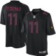 Men Nike Arizona Cardinals &11 Larry Fitzgerald Elite Black Impact NFL Jersey