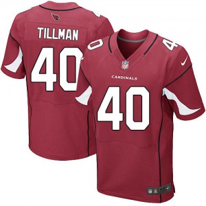 Hommes Nike Cardinals de l'Arizona # 40 Pat Tillman Élite rouge couleur NFL maillot de Team