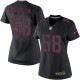 Women Nike Arizona Cardinals &58 Daryl Washington Elite Black Impact NFL Jersey