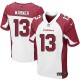 Men Nike Arizona Cardinals &13 Kurt Warner Elite White NFL Jersey