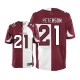 Men Nike Arizona Cardinals &21 Patrick Peterson Elite Team/Road Two Tone NFL Jersey