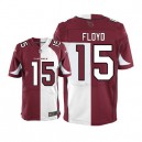 Men Nike Arizona Cardinals &15 Michael Floyd Elite Team/Road Two Tone NFL Jersey