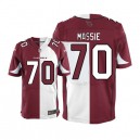 Men Nike Arizona Cardinals &70 Bobby Massie Elite Team/Road Two Tone NFL Jersey