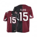 Men Nike Arizona Cardinals &15 Michael Floyd Elite Team/Alternate Two Tone NFL Jersey