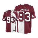 Men Nike Arizona Cardinals &93 Calais Campbell Elite Team/Road Two Tone NFL Jersey
