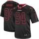 Men Nike Arizona Cardinals &94 Sam Acho Elite Lights Out Black NFL Jersey