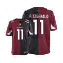 Men Nike Arizona Cardinals &11 Larry Fitzgerald Elite Team/Alternate Two Tone NFL Jersey