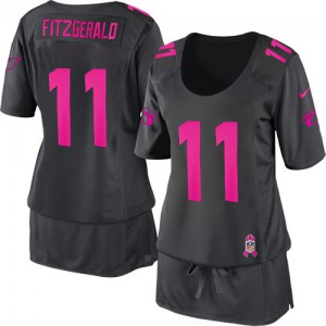 Femmes Nike Cardinals de l'Arizona # 11 Larry Fitzgerald élite Dark Gris Breast Cancer Awareness NFL Maillot Magasin Femmes Nike Cardinals de l'Arizona # 11 Larry Fitzgerald élite Dark Gris Breast Cancer Awareness NFL Maillot Magasin