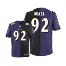 Men Nike Baltimore Ravens &92 Haloti Ngata Elite Team/Alternate Two Tone NFL Jersey