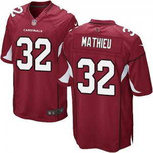 Jeunesse Nike Cardinals de l'Arizona # 32 Tyrann Mathieu élite rouge équipe NFL Maillot Magasin de couleur