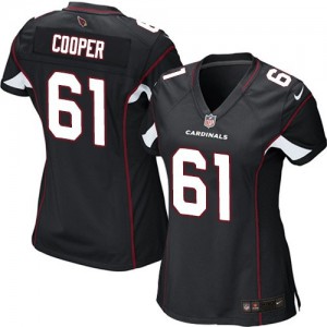 Femmes Nike Cardinals de l'Arizona # 61 Jonathan Cooper Élite noire remplaçant NFL Maillot Magasin Femmes Nike Cardinals de l'Arizona # 61 Jonathan Cooper Élite noire remplaçant NFL Maillot Magasin