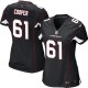 Women Nike Arizona Cardinals &61 Jonathan Cooper Elite Black Alternate NFL Jersey