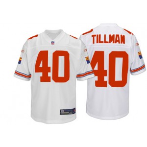 Cardinals de l'Arizona Reebok # 40 Pat Tillman blanc Replica Throwback NFL Maillot Magasin