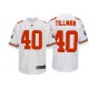 Reebok Arizona Cardinals &40 Pat Tillman White Replica Throwback NFL Jersey
