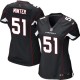 Women Nike Arizona Cardinals &51 Kevin Minter Elite Black Alternate NFL Jersey