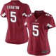 Women Nike Arizona Cardinals &5 Drew Stanton Elite Red Team Color NFL Jersey