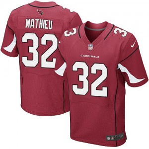 Hommes Nike Arizona Cardinals # 32 Tyrann Mathieu élite rouge équipe NFL Maillot Magasin de couleur Hommes Nike Arizona Cardinals # 32 Tyrann Mathieu élite rouge équipe NFL Maillot Magasin de couleur