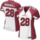 Women Nike Arizona Cardinals &28 Rashard Mendenhall Elite White NFL Jersey