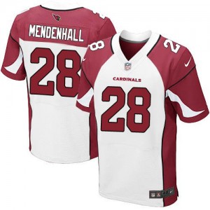 Hommes Nike Arizona Cardinals # 28 Rashard Mendenhall Élite blanc NFL Maillot Magasin