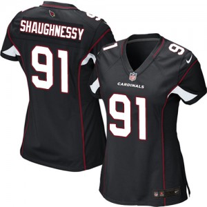 Femmes Nike Arizona Cardinals # 91 Matt Shaughnessy Élite noir alternent NFL Maillot Magasin
