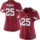 Women Nike Arizona Cardinals &25 Jerraud Powers Elite Red Team Color NFL Jersey