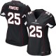 Women Nike Arizona Cardinals &25 Jerraud Powers Elite Black Alternate NFL Jersey