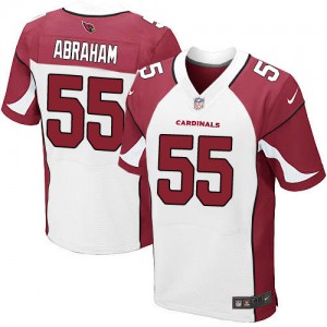 Hommes Nike Cardinals de l'Arizona # 55 John Abraham Élite blanc NFL Maillot Magasin