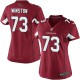Women Nike Arizona Cardinals &73 Eric Winston Elite Red Team Color NFL Jersey