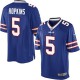 Youth Nike Buffalo Bills &5 Dustin Hopkins Elite Royal Blue Team Color NFL Jersey