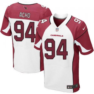 Hommes Nike Arizona Cardinals # 94 Sam Acho Élite blanc NFL Maillot Magasin
