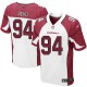 Men Nike Arizona Cardinals &94 Sam Acho Elite White NFL Jersey