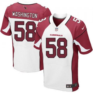 Hommes Nike Arizona Cardinals # 58 Daryl Washington Élite blanc NFL Maillot Magasin