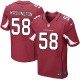 Men Nike Arizona Cardinals &58 Daryl Washington Elite Red Team Color NFL Jersey