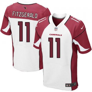 Hommes Nike Arizona Cardinals # 11 Larry Fitzgerald Élite blanc NFL Maillot Magasin