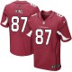 Men Nike Arizona Cardinals &87 Jeff King Elite Red Team Color NFL Jersey